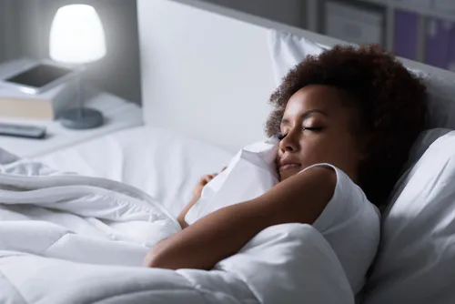 woman sleeping