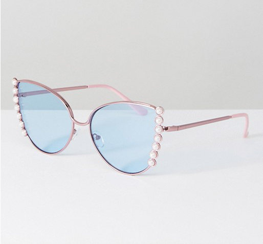 ASOS Embellished Cat Eye Sunglasses