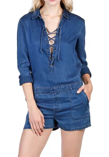Arley Chambray Romper