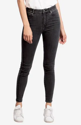 Black Denim High-Rise Skinny Jeans