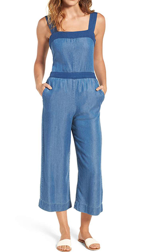 SPLENDID Chambray Culotte Jumpsuit