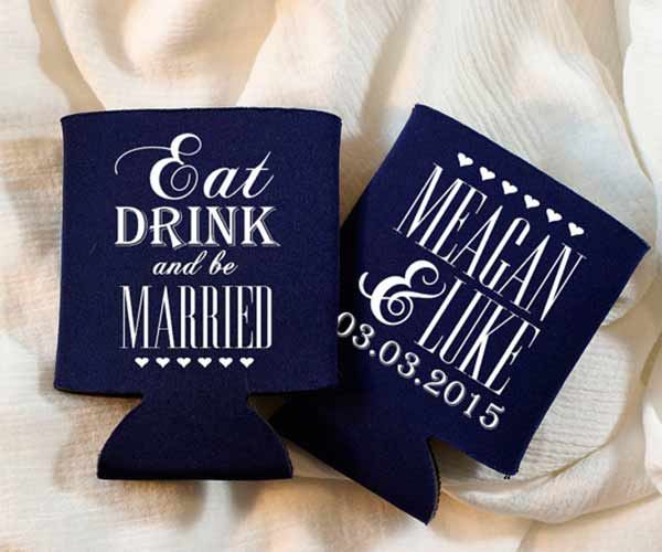 Drink Coozies bachelorette party favors