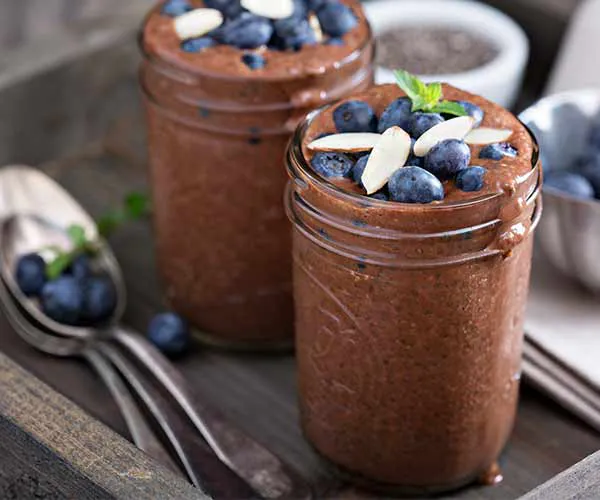 6-Ingredient Chocolate Pudding healthy chocolate pudding recipe