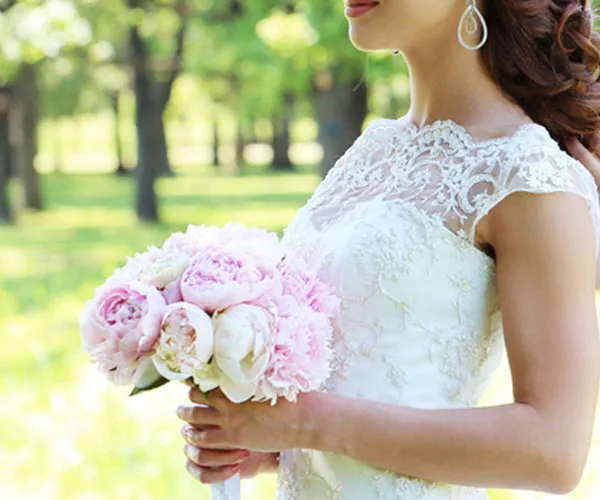 Step Anywhere Near Puddles never do wearing wedding dress