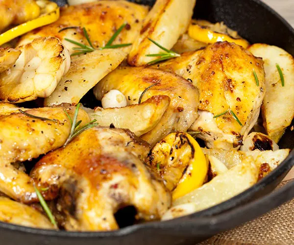 lemon chicken skillet recipe