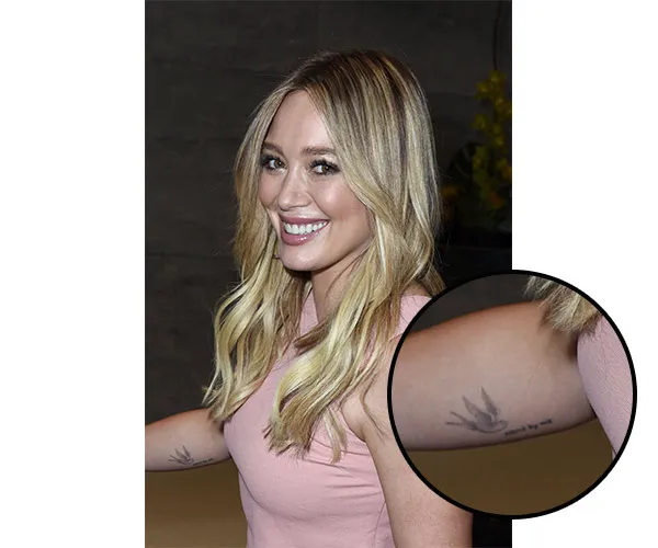 hilary duff tattoo