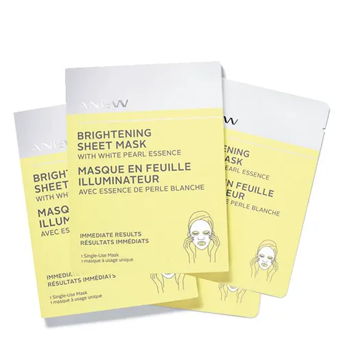 Anew Brightening Sheet Mask with White Pearl Essence