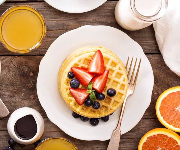 breakfast waffles