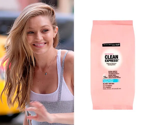 gigi hadid maybelline wipes