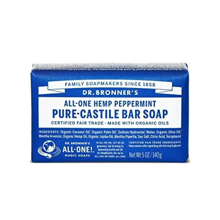 Dr. Bronner's Bar Soap - Peppermint Image from SHEfinds
