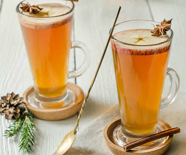 warm wedding reception drinks