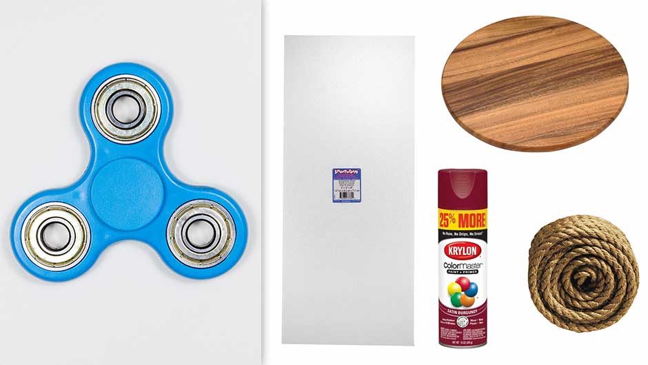 diy lazy susan fidget spinner