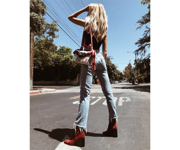 levi's high waisted jeans instagram