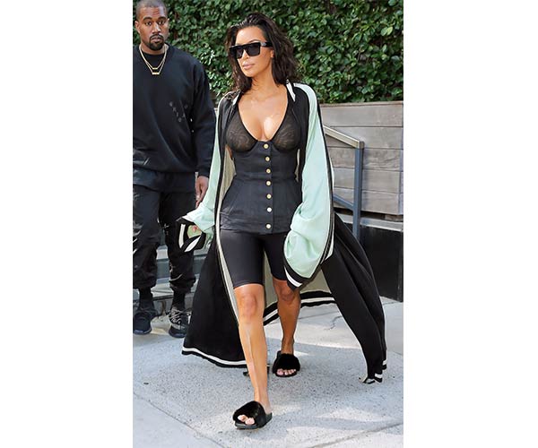 kim kardashian revealing outfit