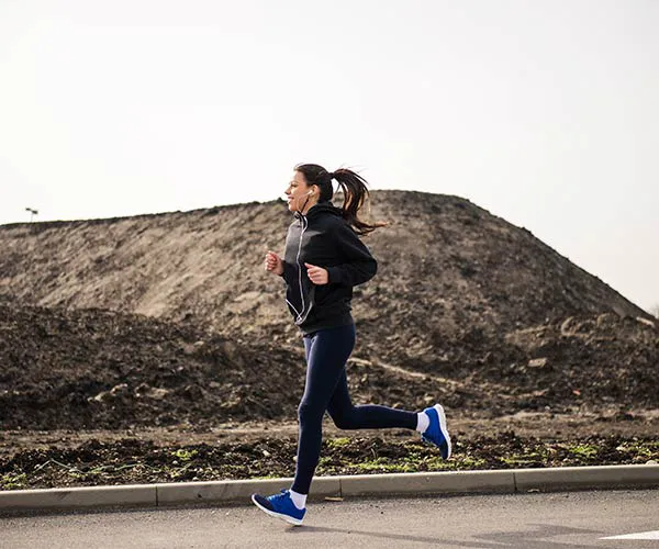 woman running