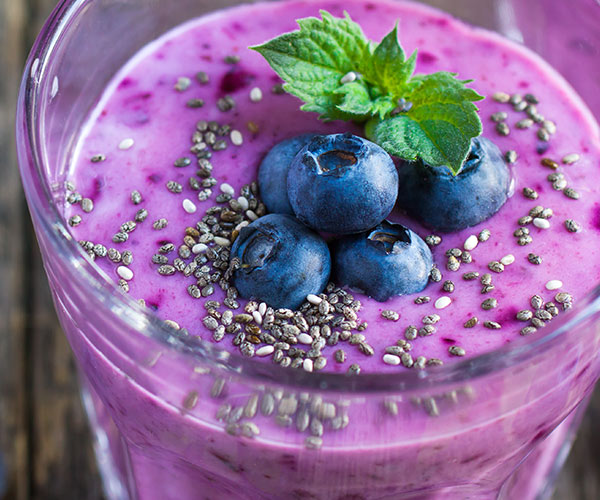 blueberry smoothie