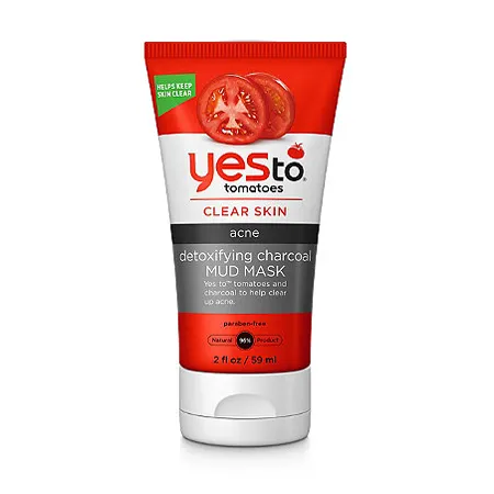 YesTo Tomatoes Detoxifying Charcoal Mud Mask Image from SHEfinds
