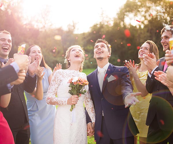 wedding guests