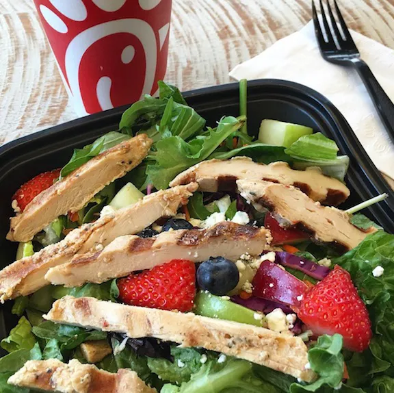 chick fil a salad never order