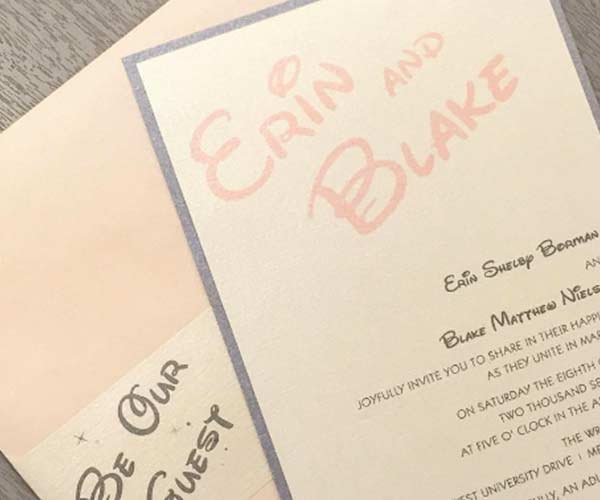 disney wedding invitations