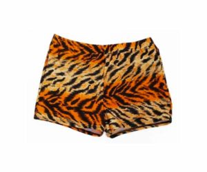 tiger print spandex shorts