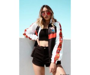 Forever 21 x Super Nintendo windbreaker