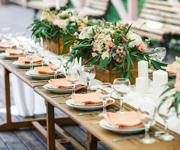 outdoor rustic wedding