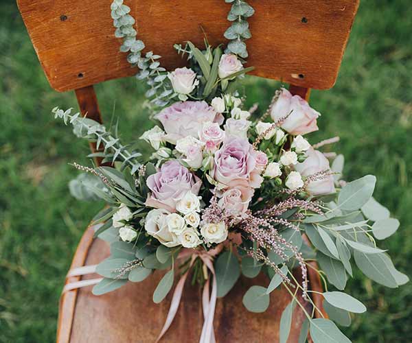 wood wedding seating