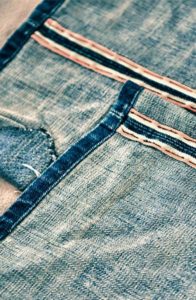 turning jeans inside out in wash