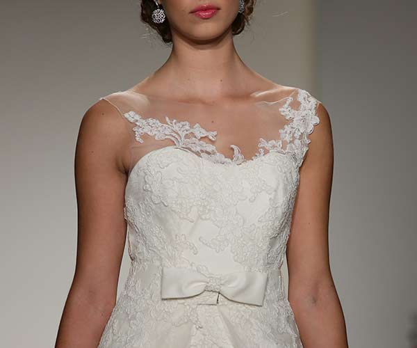 illusion wedding dress