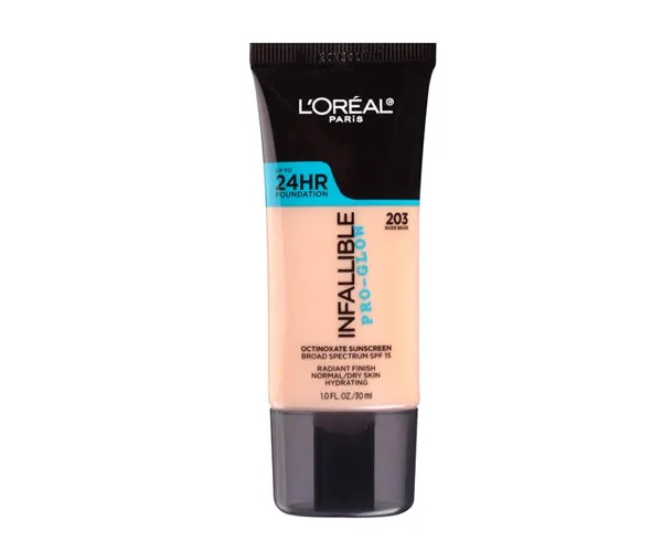 L'Oreal Paris Infallible Pro-Glow Foundation drugstore foundation 3