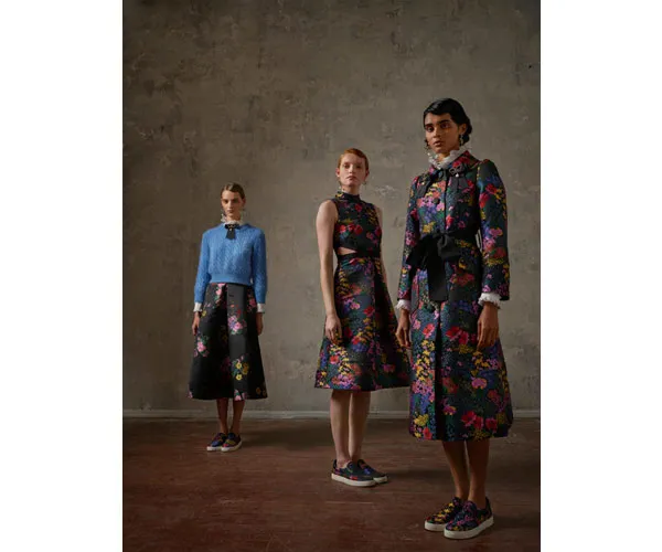 Erdem x H&M sweaters and skirts 