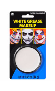 white Halloween makeup