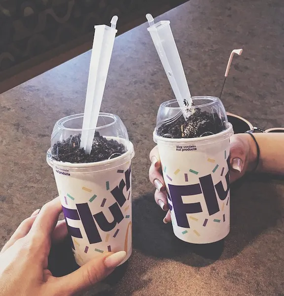 McFlurries never order mcdonalds