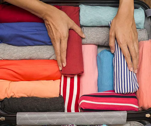 Pack For Your Honeymoon Packed suitcase