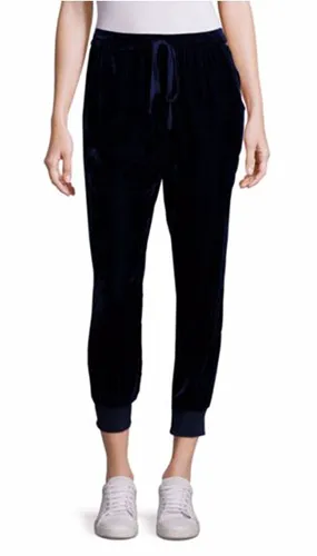 Saks Fifth Avenue Velvet Jogger Pants