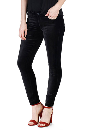 Verdugo Velvet Ankle Skinny Pants