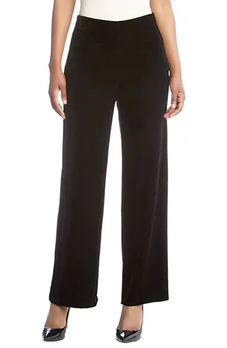 Wide Leg Velvet Pants