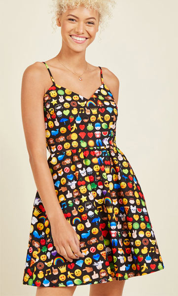 emoji dress