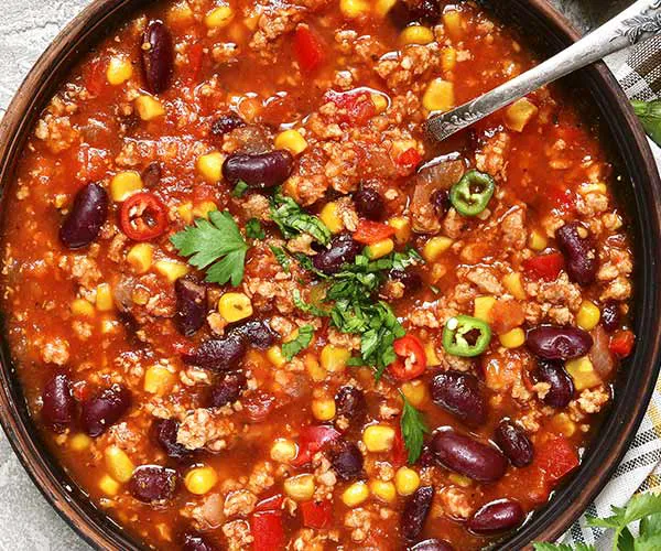 Vegetarian Chili crock pot chili
