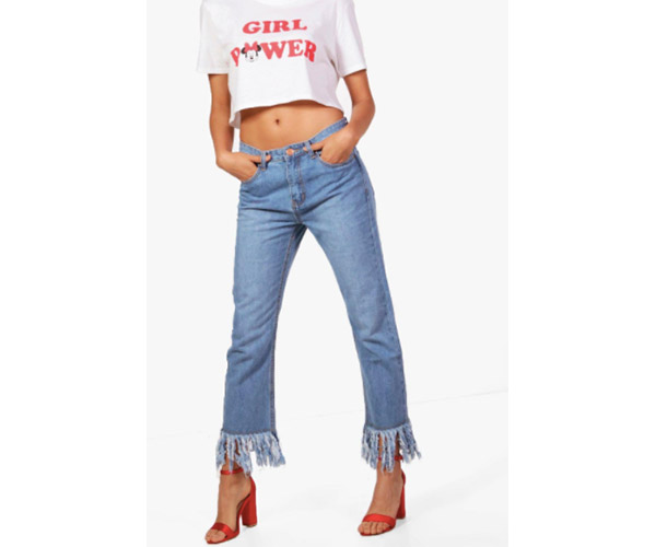 gifts for her fringe jeans