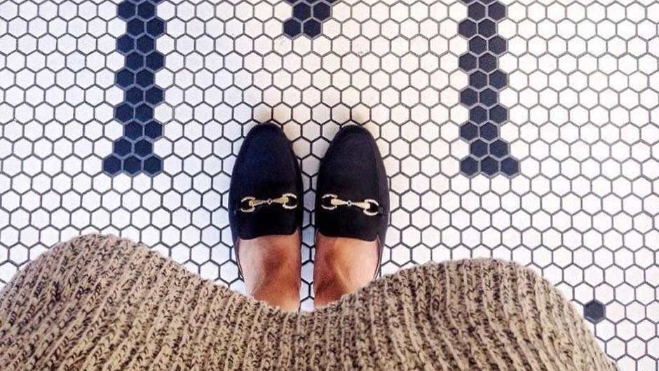 target backless loafers