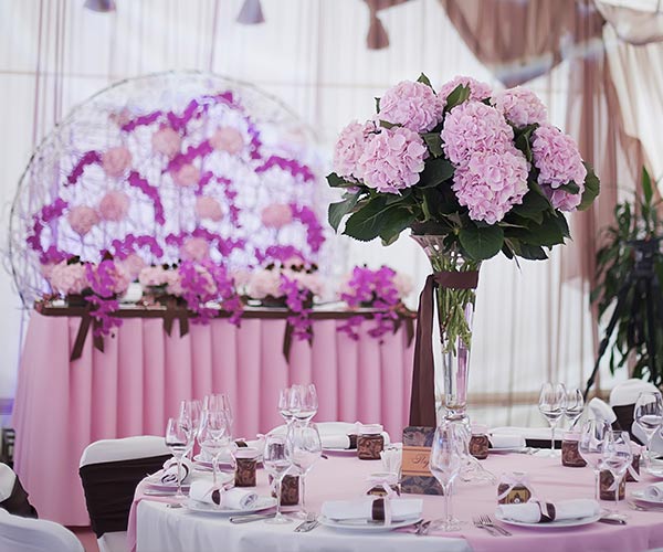 Pink Wedding Decor