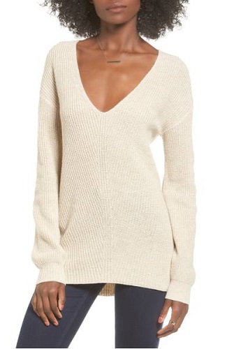 Nordstrom Shoppers Love This Warm And Flattering $29 V-Neck Sweater ...