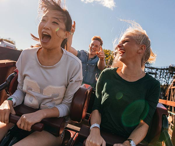 Enjoy An Adrenaline Rush Roller Coaster