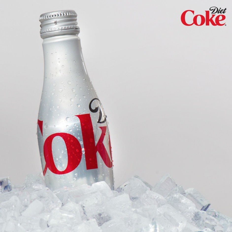 never drink diet coke
