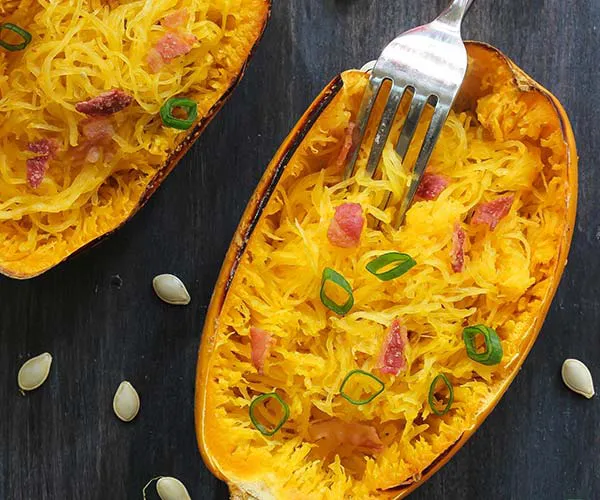 Spaghetti Squash Carbonara spaghetti squash