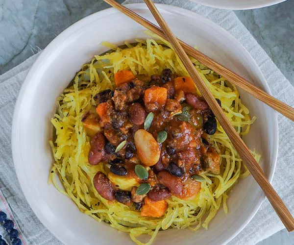 Spaghetti Squash With Chili spaghetti squash