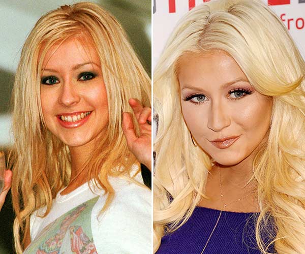 Christina Aguilera contour