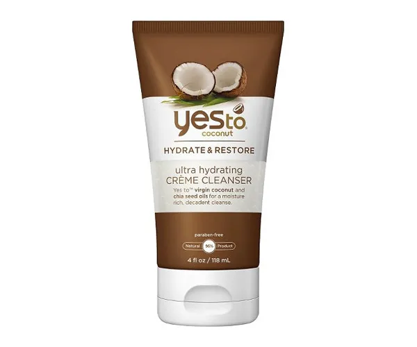 Yes to Coconut Ultra Hydrating Facial Crème Cleanser yes to coconut dry skin cleanser